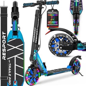 RE:SPORT® City Scooter voor kinderen en volwassenen met LED-, Fietsen en Brommers, Verzenden, Nieuw