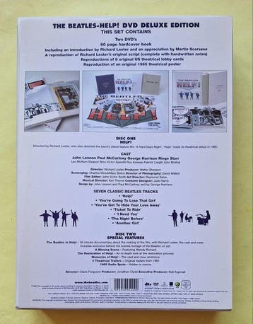 Beatles - Superdeluxe boxset with 2 dvds, 2x books, poster,, CD & DVD