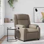 Verstelbare Fauteuil Cappuccino | Retour Deal | 47% Korting!, Overige materialen, Gebruikt, Verzenden, Minder dan 75 cm