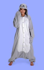 Onesie Zeehond Pak 140-146 Zeehondpak Kostuum Grijs Zeeleeuw, Ophalen of Verzenden, Nieuw