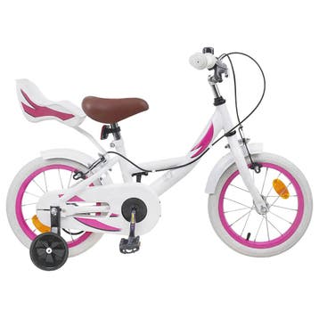vidaXL Kinderfiets 12 Inch voor 2-4 jaar oud Wit, Fietsen en Brommers, Verzenden, Nieuw
