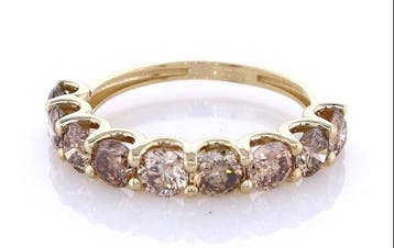 Zonder minimumprijs - Ring - 14 karaat Geel goud - 1.97ct., Nieuw