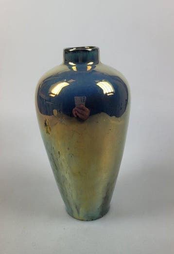 Poterie Rambervilliers - Vase - Faïence - lustre