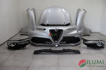 Alfa Romeo Stelvio voorzijde compleet: motorkap, bumper, lam, Auto-onderdelen, Verzenden, Gebruikt