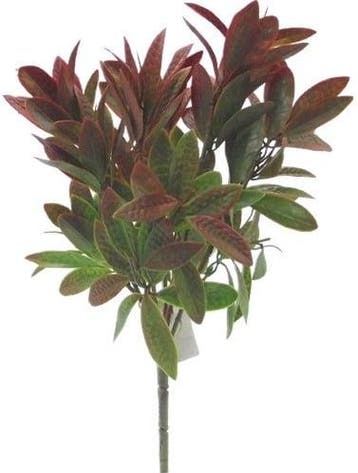 Gekleurd Blad Bay Leaf Bush Groen/Bruin 33 cm, Nieuw