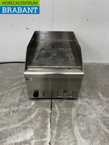 Plaque de cuisson lisse Mareno en acier inoxydable, 40 cm,, Verzenden