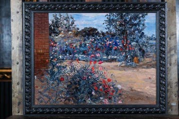 Gerhard Haverkamp (1872–1926) - Bloemenperk in de Tuin (No