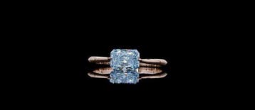 Zonder minimumprijs - Ring - 14 karaat Roségoud - 1.00ct., Nieuw