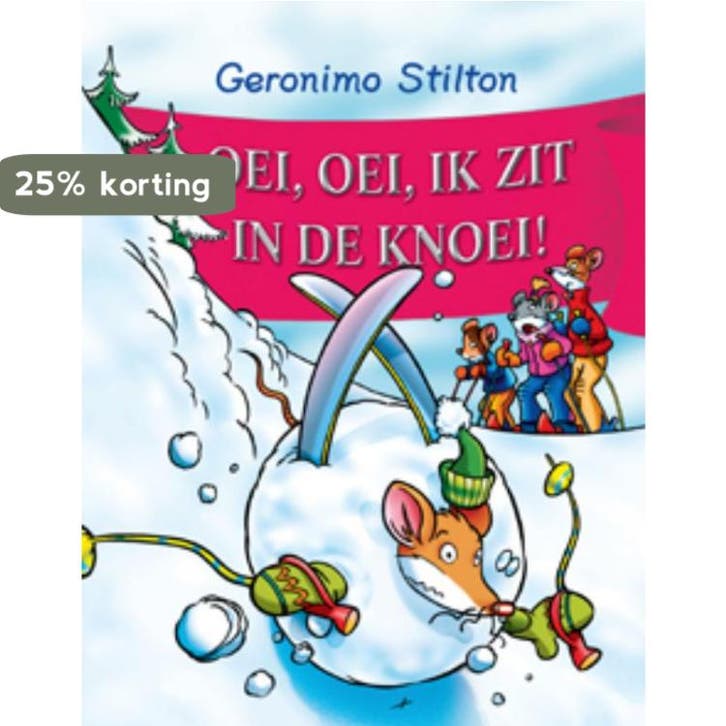 Oei, oei, ik zit in de knoei! / Geronimo Stilton / 41, Boeken, Kinderboeken | Jeugd | onder 10 jaar, Zo goed als nieuw, Verzenden