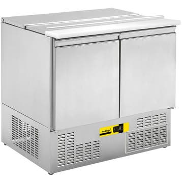 Saladette | 210L | 2 Deuren (1/1 GN) | Boven 1x 1/1 GN + 2x, Verzenden
