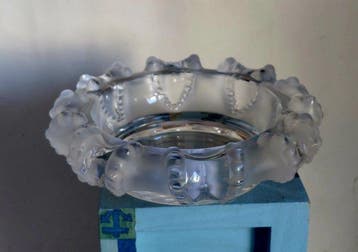 Lalique - Marie-Claude Lalique - Cendrier - Cannes - Cristal, Antiquités & Art