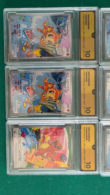 Pokémon - 9 Graded card - PSA 10, Hobby en Vrije tijd, Verzamelkaartspellen | Pokémon, Nieuw