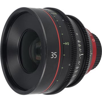 Canon CN-E 35mm T1.5 L F (M) Cine-Servo | Occasion (TVA, Ophalen of Verzenden
