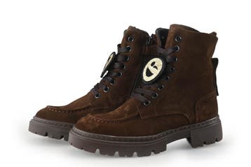 Nubikk Veterboots Meisjes in maat 30 Bruin, Verzenden, Jongen of Meisje, Nubikk, Schoenen