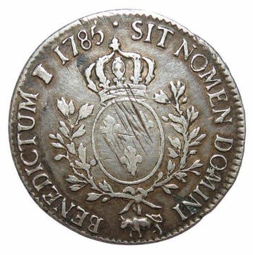 Frankrijk. Louis XVI (1774-1792). Ecu 1785, Pau (Zonder