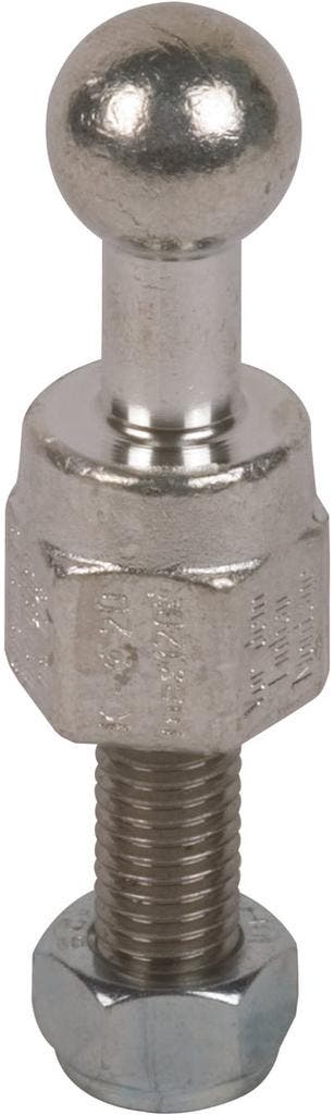 Dehn Fixed Ball Point Boulon et écrou à filetage droit 25mm, Verzenden