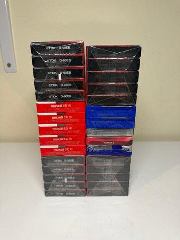 Sony, TDK + MAXELL + Scotch - 90 / 60 Lege audiocassette -, Audio, Tv en Foto, Nieuw