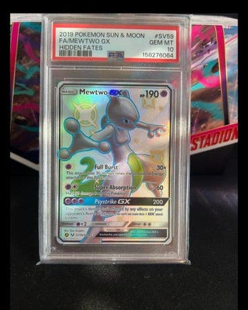 Pokémon - 1 Graded card - Mewtwo SV59 Full art, Foil - PSA, Nieuw