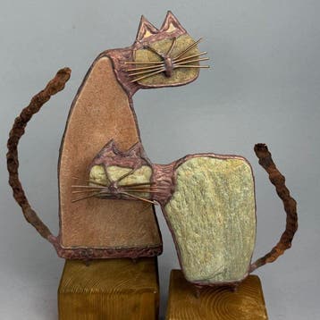 Jacek Drzymaa ( XX- XXI) - 2 BIG CATS - hand made