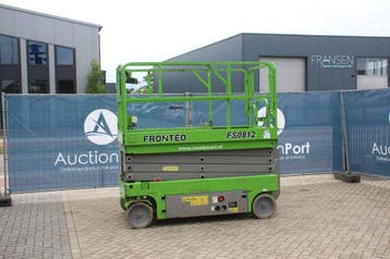 Veiling: Schaarhoogwerker Fronteq FS0812E Elektrisch 460kg 9, Ophalen