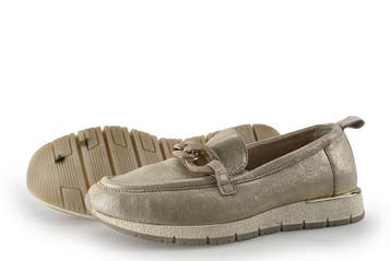 Tamaris Loafers in maat 38 Goud, Verzenden, Overige typen