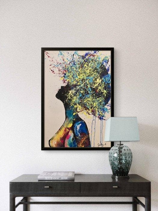 Adam Golly - In pride, Antiek en Kunst, Kunst | Schilderijen | Modern