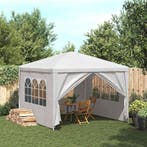 vidaXL Partytent 3x3 m wit, Jardin & Terrasse, Tonnelles, Verzenden
