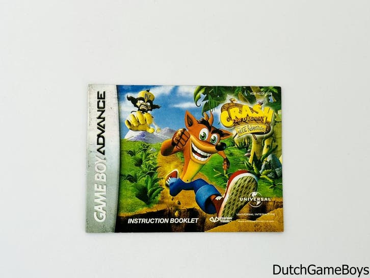 Gameboy Advance / GBA - Crash Bandicoot - The Huge Adventure, Consoles de jeu & Jeux vidéo, Jeux | Autre, Envoi