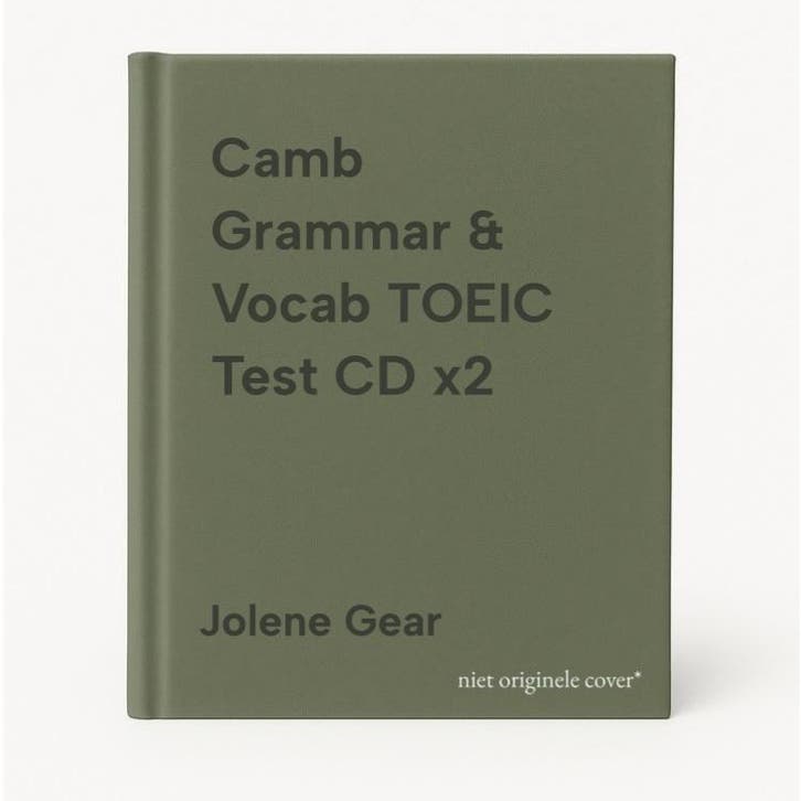 Camb Grammar & Vocab TOEIC Test CD x2 9780521120067, Livres, Langue | Anglais, Envoi