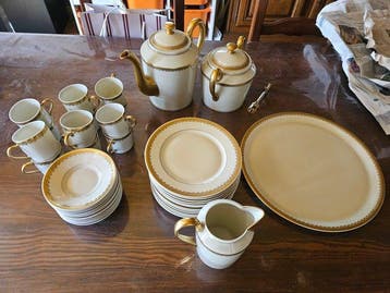 Lanternier & Fils, Limoges - Service à thé et café -, Antiquités & Art