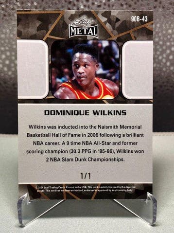 2024 Leaf Leaf Metal Dominique Wilkins 90B-43 - 1 Card -