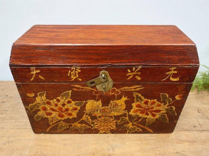 Caisse - Bois - valise faite à la main, Antiek en Kunst, Curiosa en Brocante