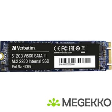 Verbatim Vi560 S3 512GB M.2 SSD, Verzenden, Nieuw