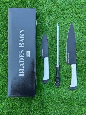 Keukenmes - Kitchen knife set - Staal, Hout - Japan