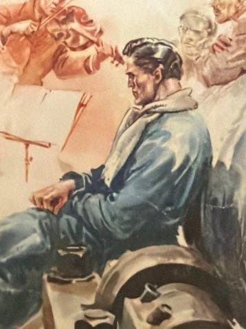 Italië, Duitsland - Propagandapostkaart van de Italiaanse, Gelopen