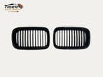 BMW E36 Zwarte Nieren Grillen Set Facelift, Nieuw, Voor, BMW, Motorkap