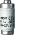 Hager D02 32A 400V Gg Fusible Avec Indicateur - Le1832 [10, Verzenden