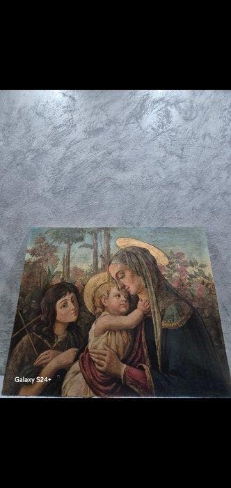 G. Bianchi Scuola italiana (XIX-XX) - Madonna con Bambino e