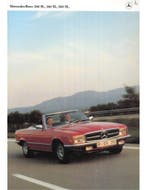 1980 MERCEDES BENZ SL BROCHURE FRANS