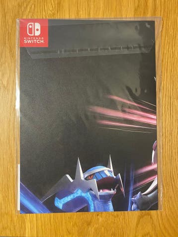 Pokémon brilliand diamond / shining pearl official poster, Ophalen of Verzenden, Nieuw