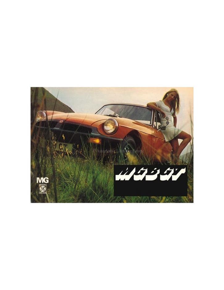 1975 MG MGB GT BROCHURE NEDERLANDS, Livres, Autos | Brochures & Magazines