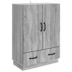 vidaXL Dressoir met lade Grijs sonoma 66 x 34,5 x 92 cm, Verzenden, Nieuw