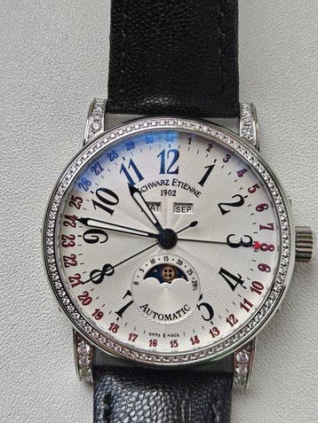 Schwarz Etienne - Roma Classic Moon Phase Calendar with, Nieuw