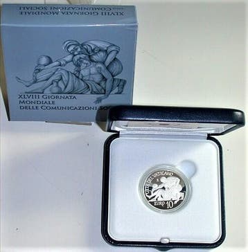 10 Euro 2014 Vatikan Welttag Der Sozialen Kommunikationsm..., Verzenden, België