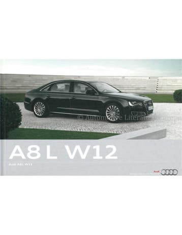 2010 AUDI A8 L W12 HARDCOVER BROCHURE SPAANS, Nieuw