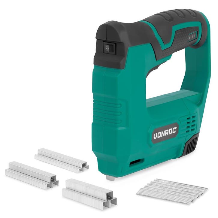Accu nagelpistool 4V |  Incl. 900 nieten en 300 spijkers, Bricolage & Construction, Outillage | Outillage à main, Envoi