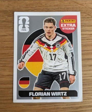 2022 Panini WC Qatar 2022 Florian Wirtz Extra Sticker - 2, Collections