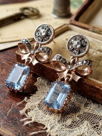 Zonder minimumprijs - Oorbellen - 9 kt. Zilver, Roségoud, Nieuw