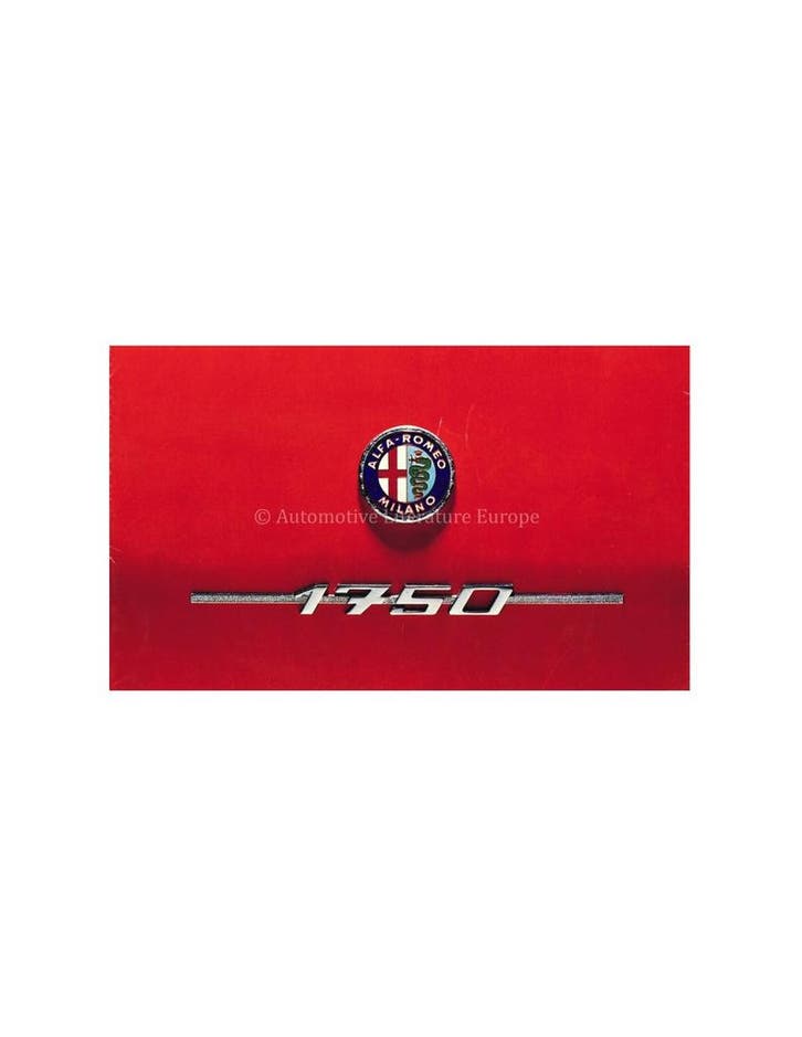 1969 ALFA ROMEO SPIDER 1750 BROCHURE NEDERLANDS, Livres, Autos | Brochures & Magazines, Enlèvement ou Envoi