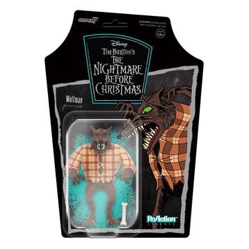 Nightmare Before Christmas ReAction Action Figure Wolfman 10, Ophalen of Verzenden, Nieuw